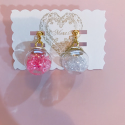 colorful cube pierce(light pink＆white) MIX color 15枚目の画像