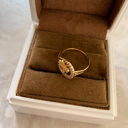 【再販！11月更新】チェーンリング　指輪　ゴールド　ハワイアンジュエリー　月　ムーン 10枚目の画像