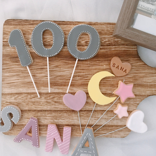 ハンドメイド☆オーダーページ　アイシングクッキー 風ケーキトッパー　推しケーキ ハンドメイド☆オーダーページ アイシングクッキー 風ケーキ