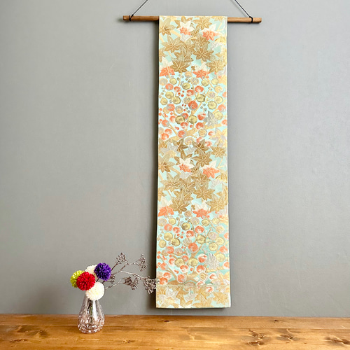 思い出の帯をタペストリーに 世界に一つだけのインテリア 贈り物 着物