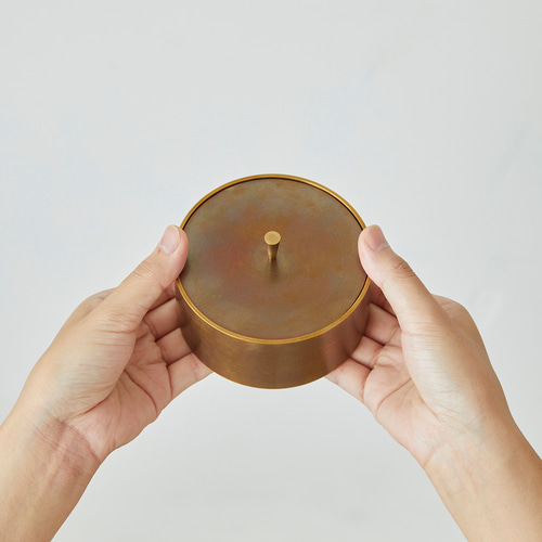 真鍮製〕ふたもの 大 その他インテリア雑貨 marronnier -マロニエ