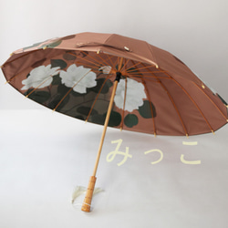 新品  長傘 雨傘 超撥水性 晴雨兼用 台風対応 梅雨対策 女性用 2枚目の画像