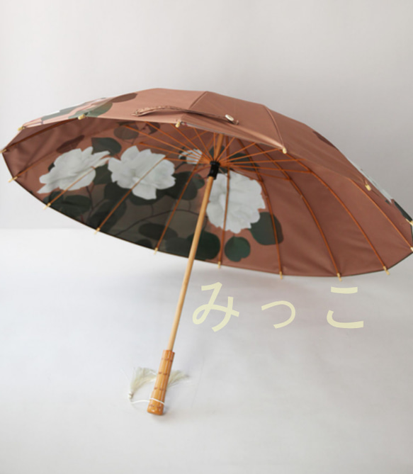 新品  長傘 雨傘 超撥水性 晴雨兼用 台風対応 梅雨対策 女性用 2枚目の画像