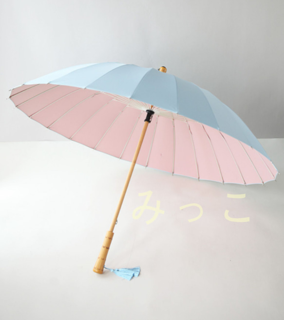 美品 大人気   長傘  女性用 傘 雨傘 梅雨対策 晴雨兼用 ≪新品≫24本骨 1枚目の画像