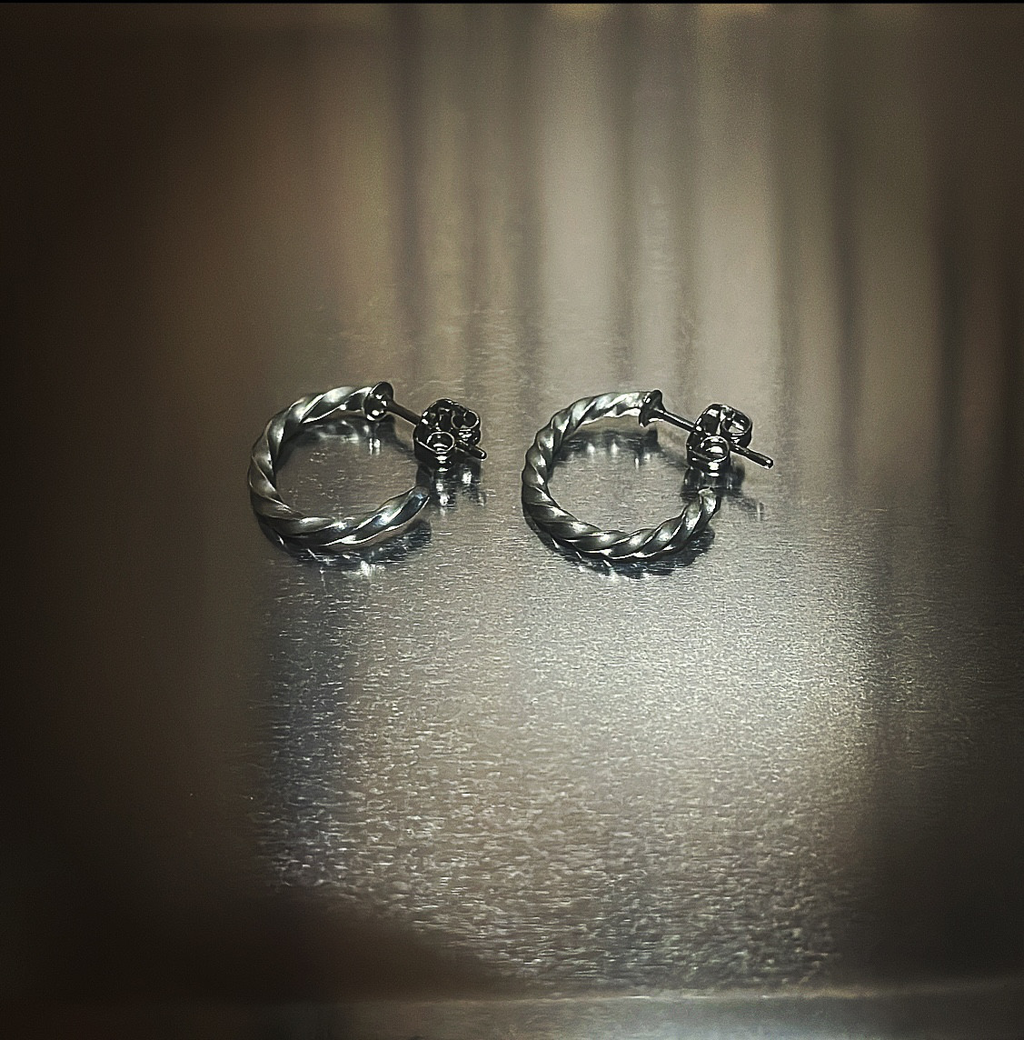 silver925 twist pierce