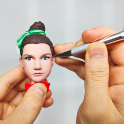 オーダーメイド 3D肖像画人形装飾スマホケース MacBook air pro iPad ケースAir 多機種対応 2枚目の画像