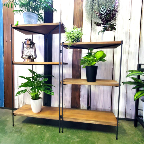 折りたたみ家具 □□幅100cm×高さ97cm□□アイアンラック 飾り棚 折りたたみ家具 □□幅100cm×高さ97cm□□アイアンラック 飾り棚