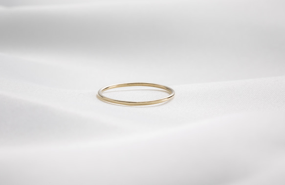 ちょっと付けたいゴールドリング【グリーン（16K）】 指輪・リング