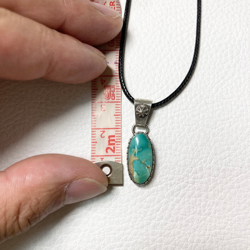 silver950 フォックス ターコイズ シルバーネックレス ペンダント