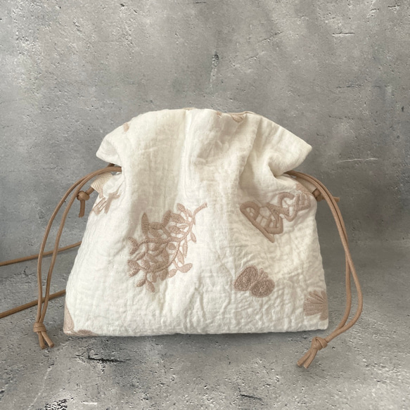 限定⚮̈ミナペルホネン forest parade まるっこトート 限定⚮̈ミナ