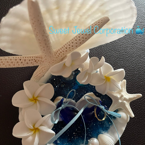 貝殻のリングピロー Sweet Jewel デザイン 貝殻のリングピロー Sweet Jewel デザイン