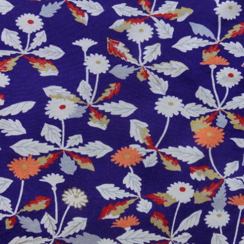 古布＊正絹錦紗縮緬＊たんぽぽ＊33x150cm＊はぎれ