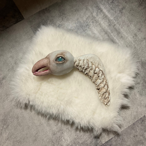 薄紫色の花と鳥の装飾オブジェ （庭 ガーデンオブジェのおすすめ商品と 