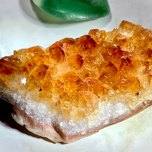 恋愛・ビジネス運】シトリンクォーツ 原石 ラフストーン 恋愛