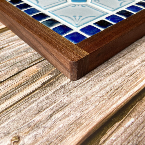 昭和レトロ 当時物 ストーブ台 タイル張り 木枠 古物 古道具 アンティーク 昭和レトロ 当時物 ストーブ台 タイル張り 木枠 古物 古道具