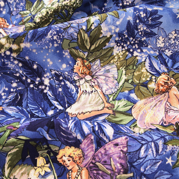 Fairy Nighte Fairies - cotton - USA fabric（50cm） 第3張的照片