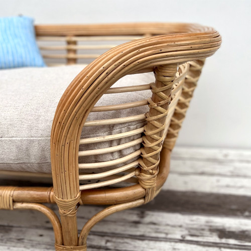 ラタンのペット用ベッド◇小型犬用ベッド◇ドッグベッド◇ラタン