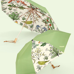 晴雨兼用 UVカット 遮熱  植物  折り畳み晴雨兼用の傘 5枚目の画像