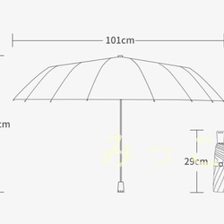 折り豊み傘傘晴雨兼用 コンパクト 持ち運び便利UV加エカラー豊富軽量 6枚目の画像