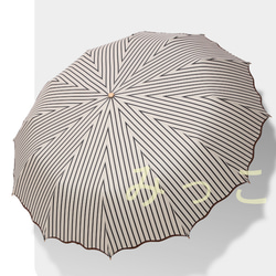 高品質  三つ折折りたたみ傘 １２本傘骨 花柄 風に強い 折れにくい さびにくい 2枚目の画像