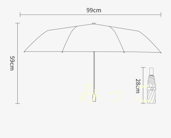 高級感 ビンテージ 持ち運びに便利 折り畳み傘Ca 6枚目の画像