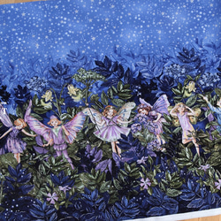 Nighte Fairies border -コットン- USA生地 マイケルミラー（50cm） 3枚目の画像