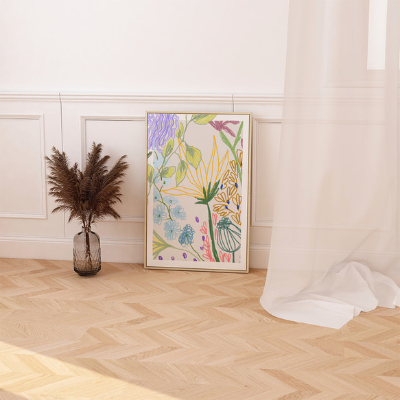 抽象的なクレヨン画 花のデザイン 抽象的なクレヨン画 花のデザイン 抽象的なクレヨン画 花のデザイン