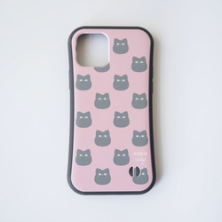 【iPhone14シリーズ対応】ねこ猫nekoサングリップケース 4枚目の画像