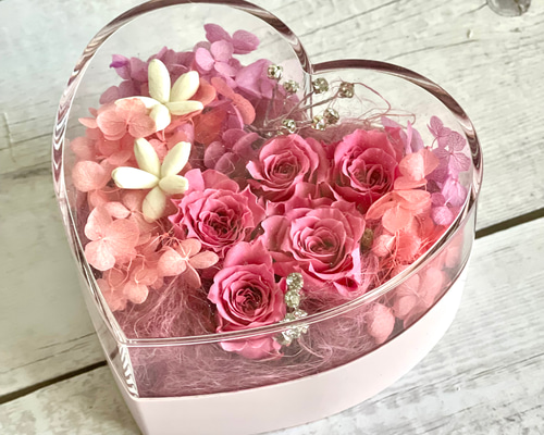 スワロフスキー　ハートフラワー　ピンク　フィギュア　ハートのお花　廃盤品 ハートクルヴァ：フラワーベース GIFT | ガラス製品 | Sghr