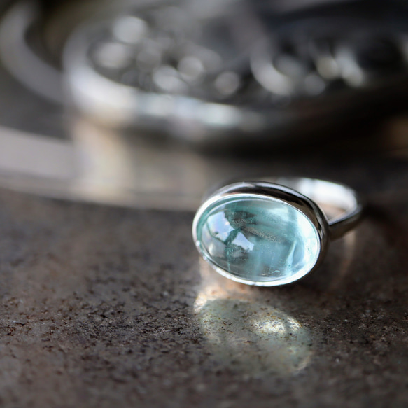 ⭐︎【天然】アクアマリン ルース 14.4g （高級】天然 アクアマリン  