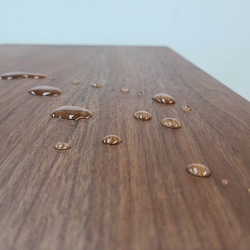ウォールナットとアイアンのソファサイドテーブル 送料無料 天然木無垢材 シンプル おしゃれ 4枚目の画像