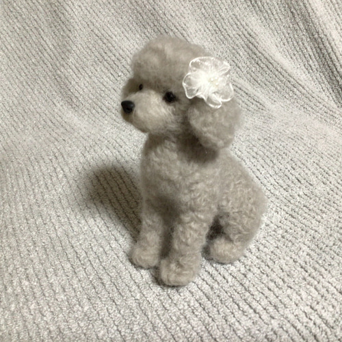廃盤レア　スワロフスキー座りプードル　犬　プードル　181317 H13344.jpg?v=1734430158&width=1946