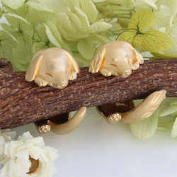 稲荷ぎつねのゴールドピンキーリング 稲荷ぎつねのゴールドピンキーリング お稲荷さま 金キツネ リング