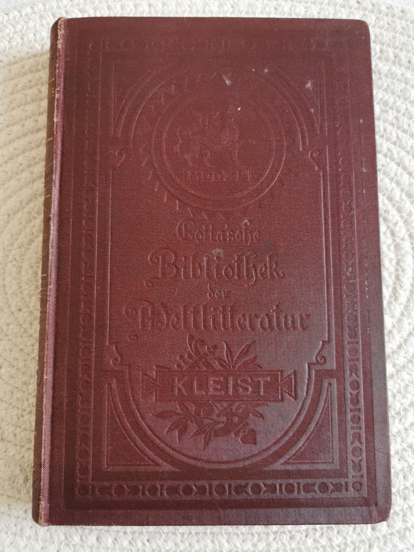 【アンティーク】ドイツ/ ハインリヒ・フォン・クライスト詩集本 3枚目の画像