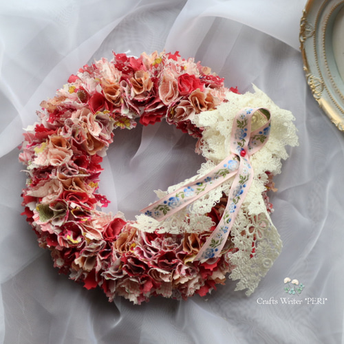 ⭐️布リース作成キット販売⭐️レシピ付き⭐️ キット 工芸作家