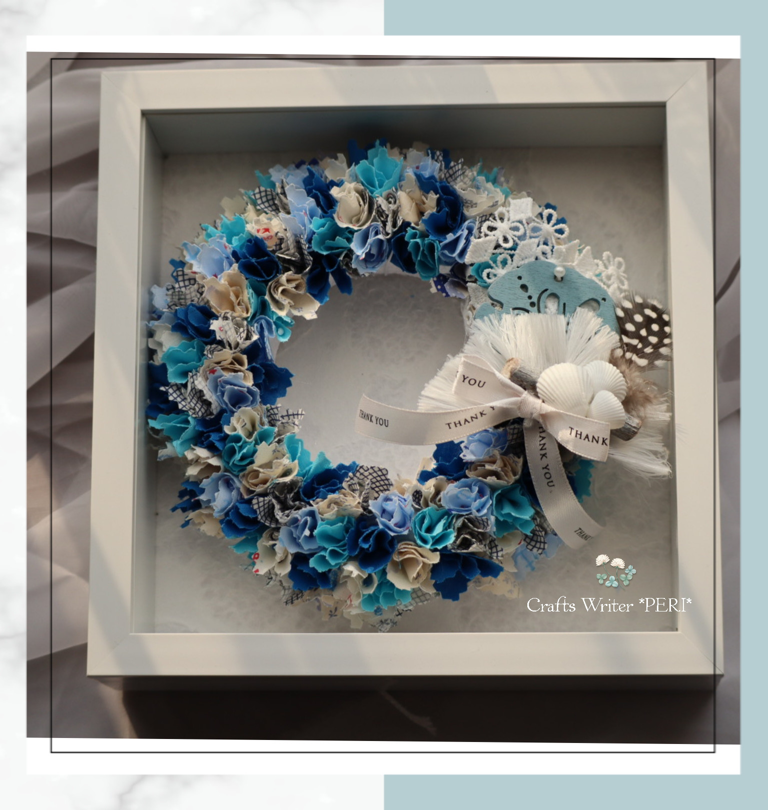 ⭐️布リース作成キット販売⭐️レシピ付き⭐️ キット 工芸作家 *peri  