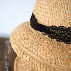 更換緞帶帽 * 附有 3 種緞帶 [Hinoki] C315HINOKI hengerribonhat 第4張的照片