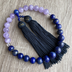 全宗派共通✳︎本式念珠108珠✳︎レモンクォーツ・白翡翠 その他雑貨