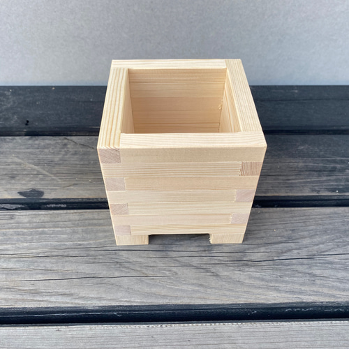 小さな木製プランター 一輪挿し・花瓶・花器 Hy-dex design 通販