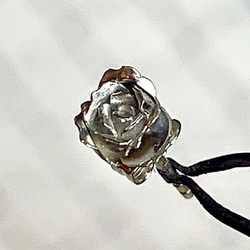 バラ　ピアス　薔薇　シングル　silver925  シルバー　花 1枚目の画像
