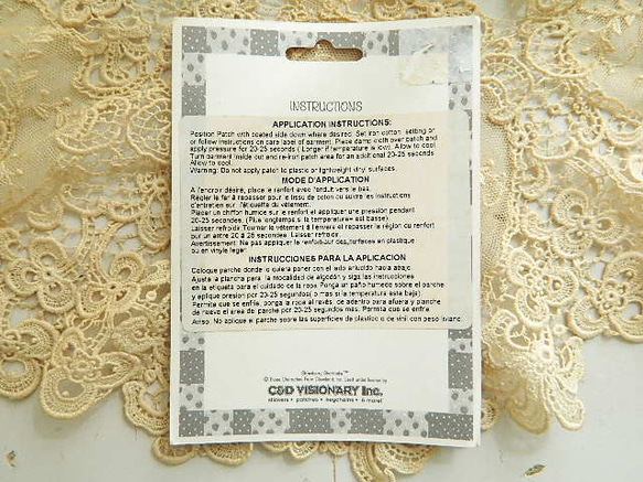＊ブルーベリーマフィンの刺繍ワッペン　ストロベリーショートケーキ 4枚目の画像