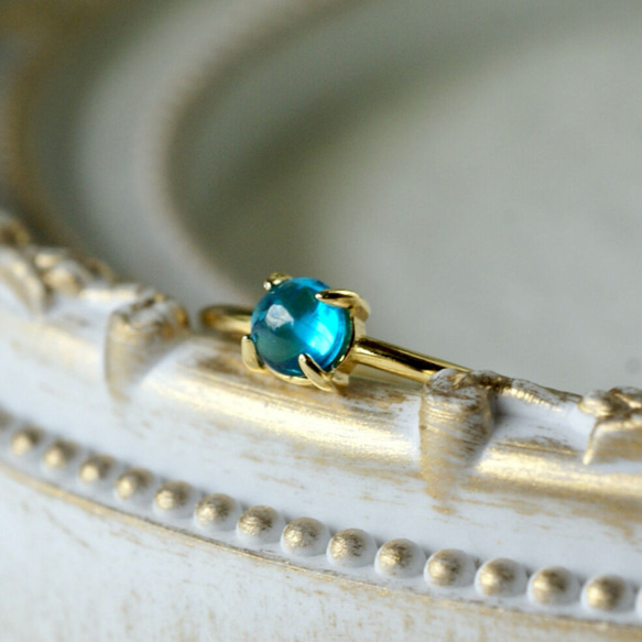 1ct超 アパタイト リング 指輪 シルバー フリーサイズ ネオンブルーアパタイト リング 7号〜フリーサイズ 18kgp