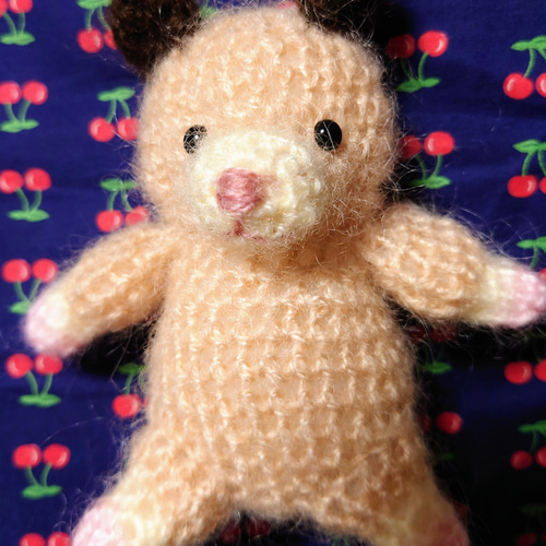 受注生産)キンクマハムスターのきなこもちさんあみぐるみ あみぐるみ