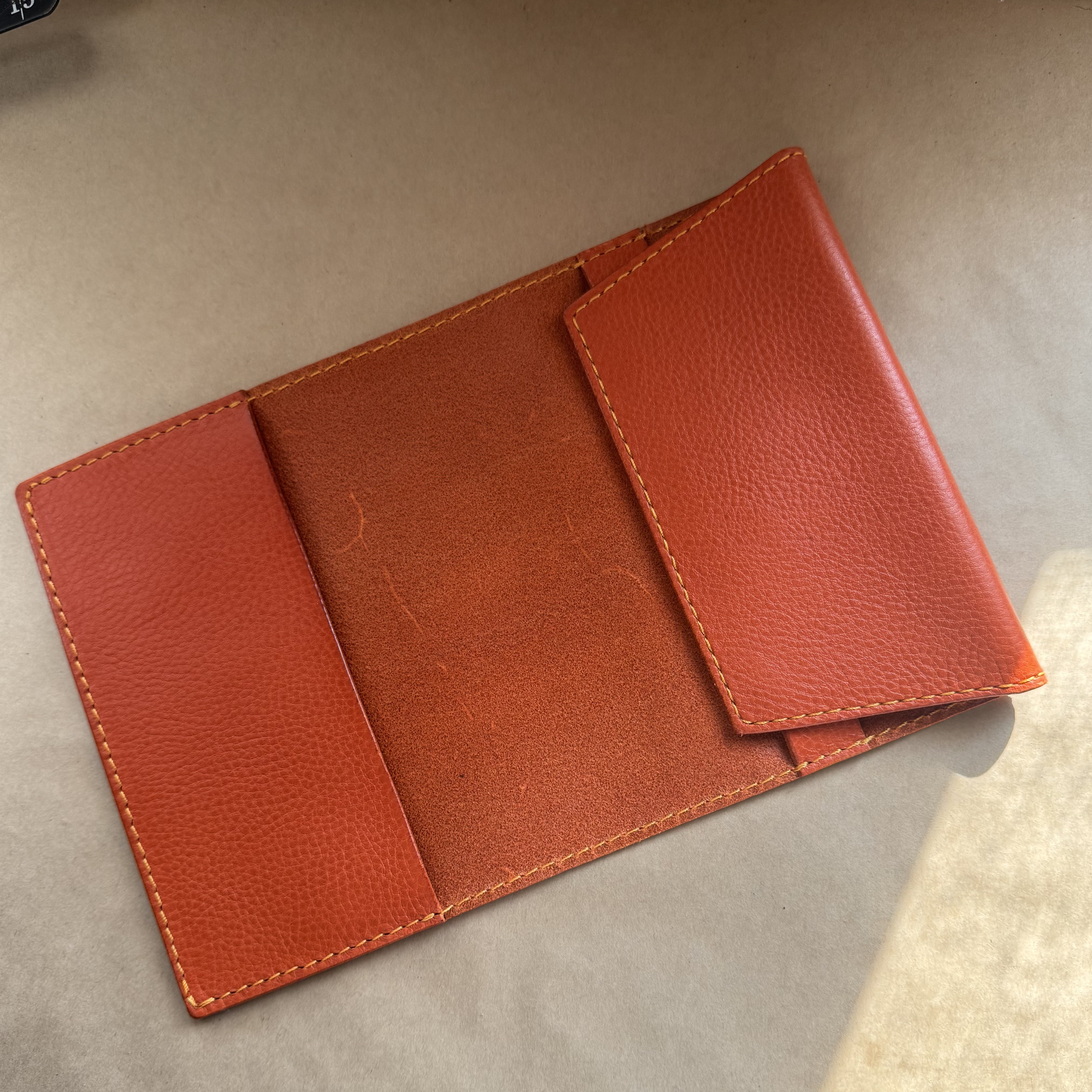 革　ブックカバー　アリゾナレザー