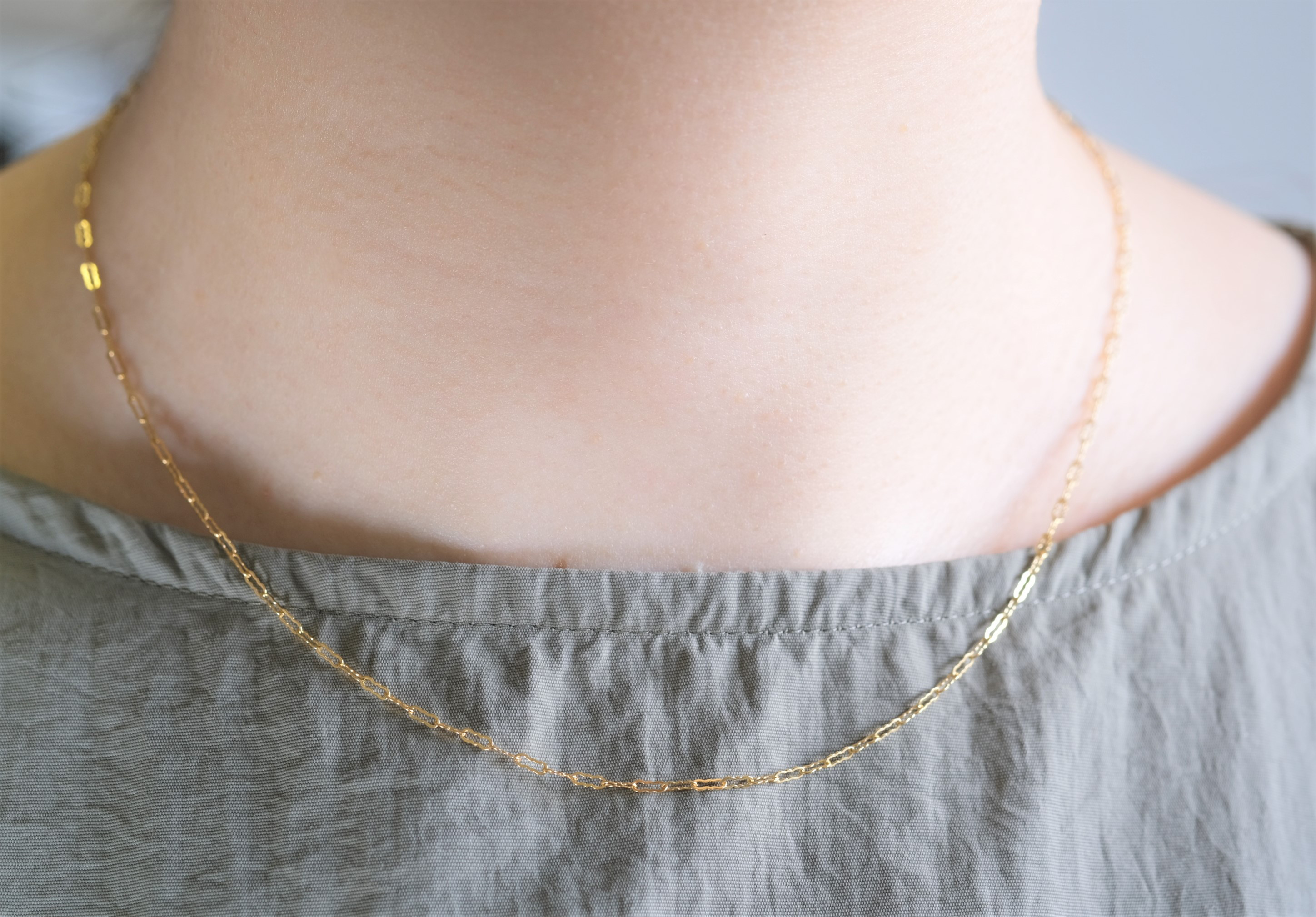 Erlend land chain necklace チェーンネックレス　K14gf　ゴールド　チョーカー