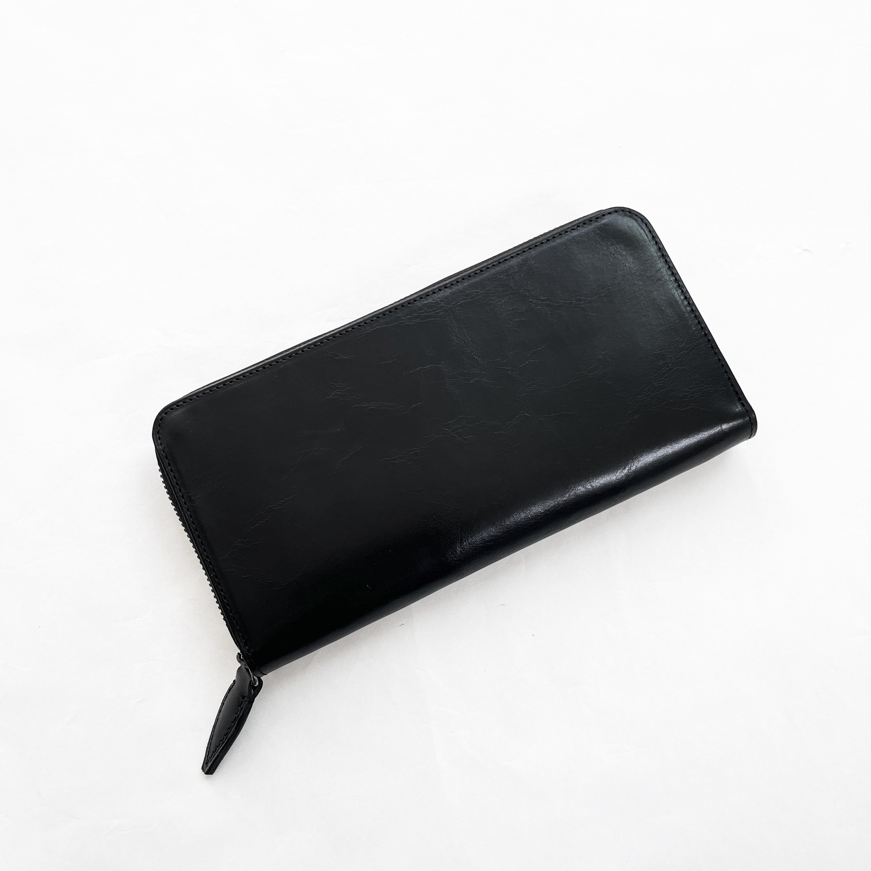 "BASIC"ラウンドファスナーロング＜BLACK＞ 長財布  送料&ギフトラッピング無料