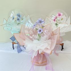 Balloon Flower 　Stand Bouquet　（スタンド ブーケ）【３Color】　バルーンギフト　 1枚目の画像