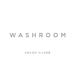 【賃貸でも】WASHROOM ドア サインステッカー │ウォッシュルーム ドア用 ミニマルゴシック 4色展開 5枚目の画像