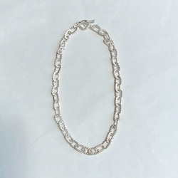 Silver chain necklace/ Twist （SV925）2022夏の新作 2枚目の画像