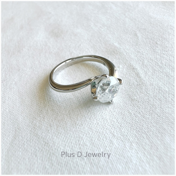 ED-029 Pt900 ダイヤモンド リング 1.598ct 指輪・リング +D 通販 